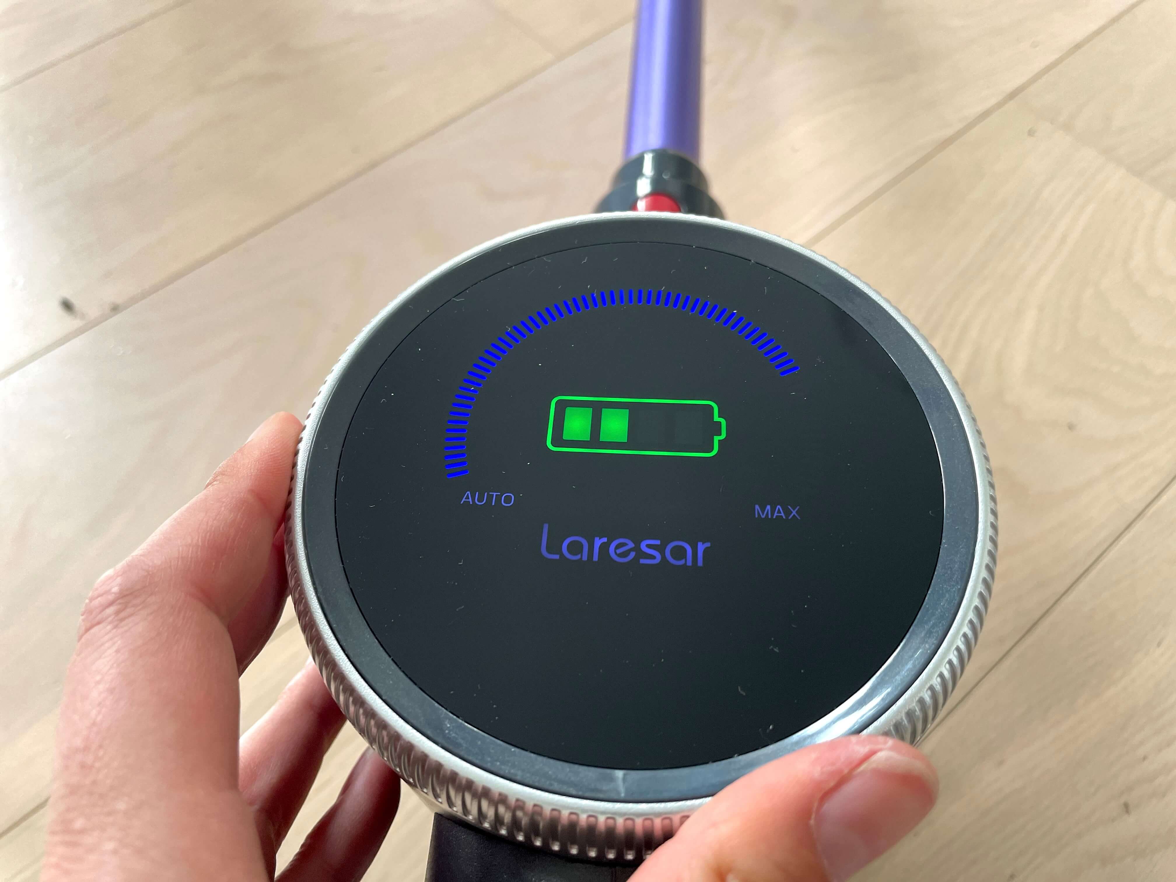 Justering af sugestyrke på Laresar Elite 5