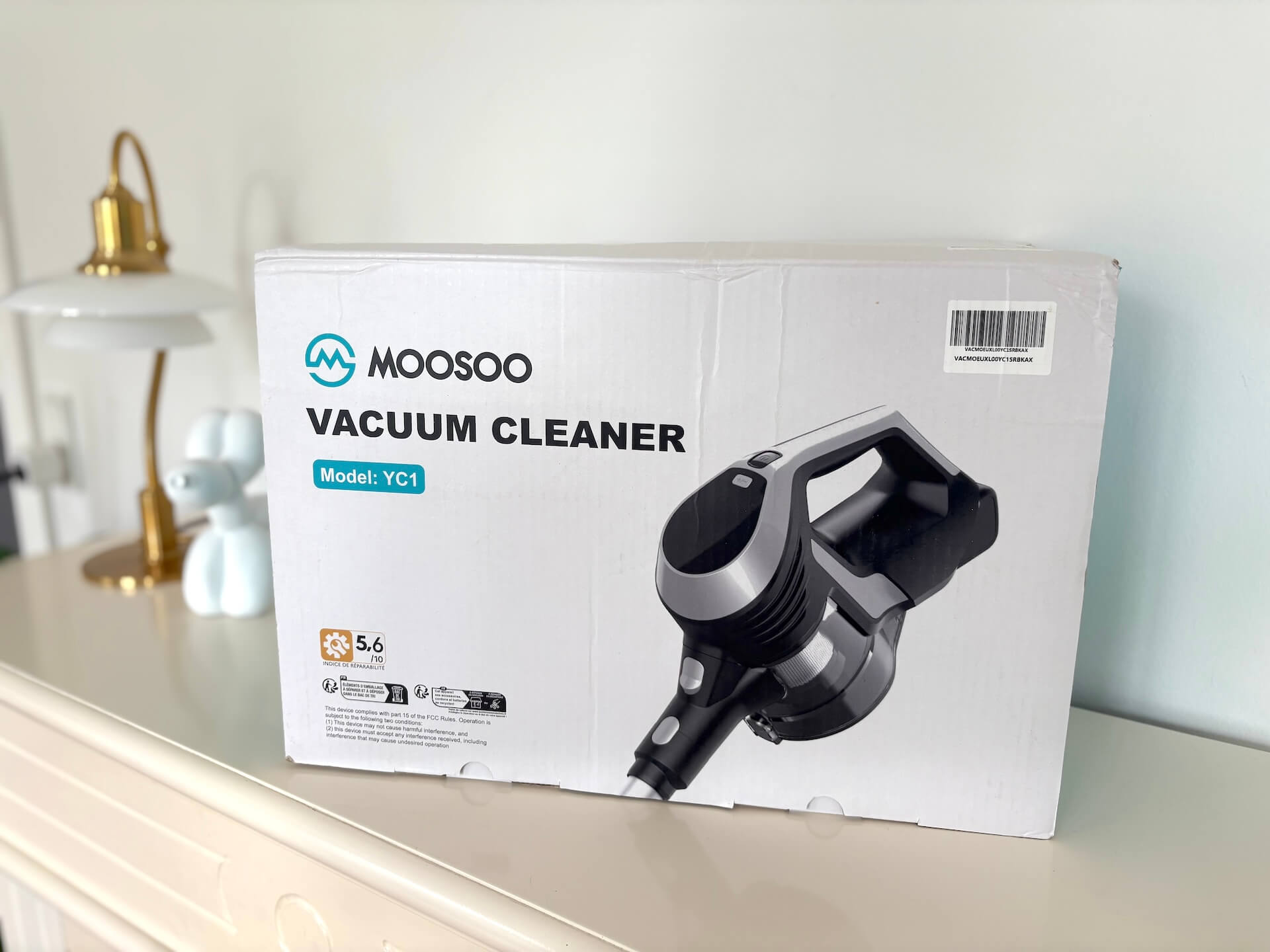 Kasse med CleanCopenhagen Kraftfuld Ledningsfri Støv- og Håndstøvsuger
