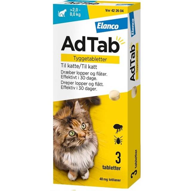 AdTab tyggetabletter til katte 