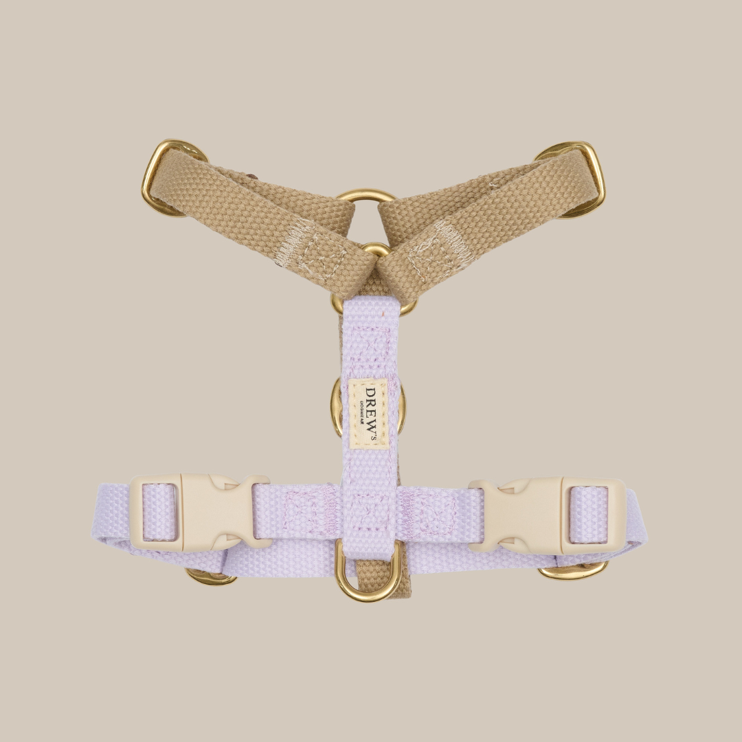 Beige/lilla